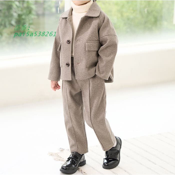スーツ 男の子 セットアップ 子供 入学式 卒業式 ジュニア 男児 2点セット秋冬 フォーマルスーツ 子供服 七五三 結婚式 長袖 子供服 発表会 キッズ pai5a538261