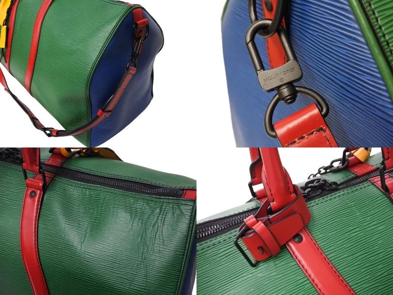 極美品 LOUIS VUITTON ルイヴィトン キーポル バンドリエール50