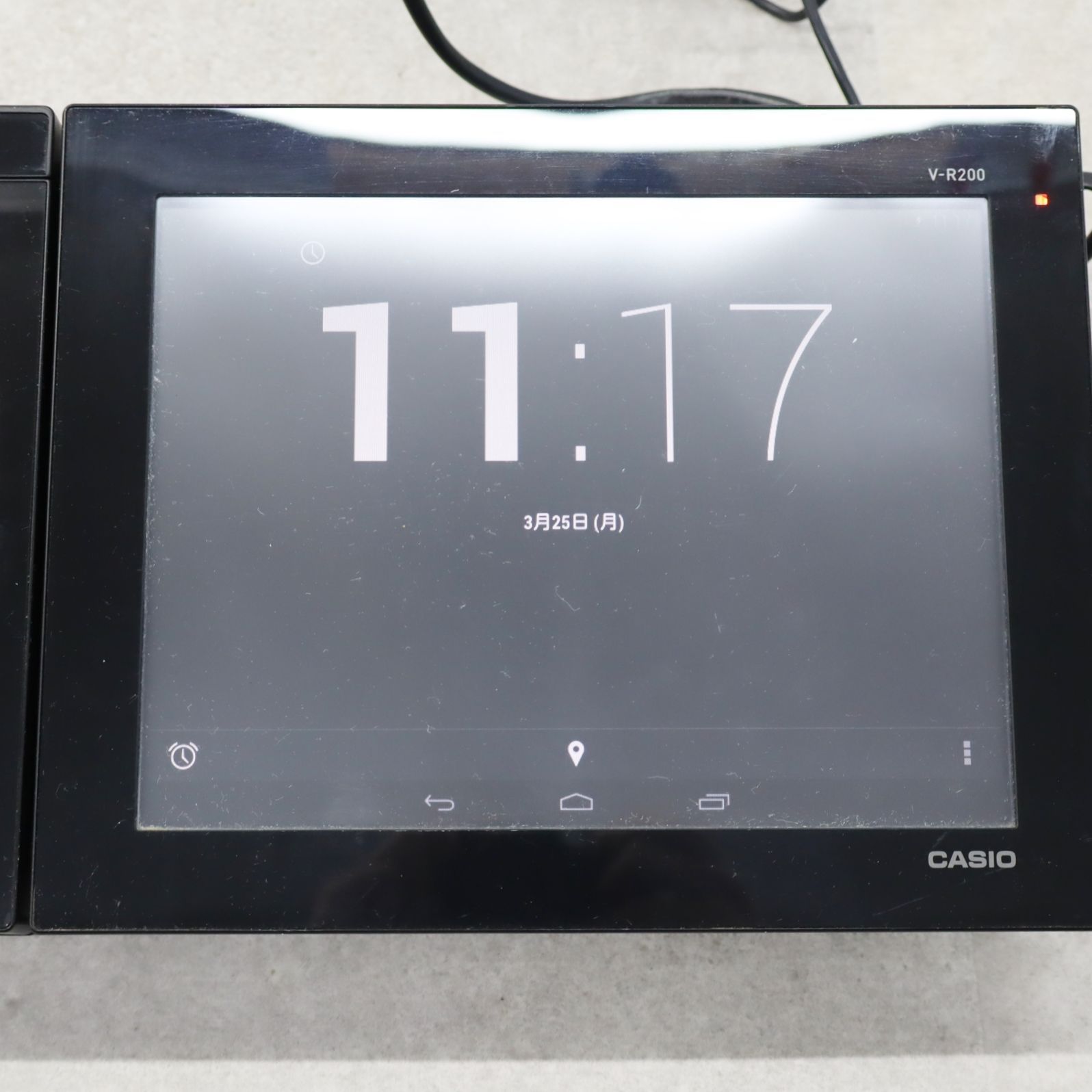 △ ｜電子レジスター 10.4型 タッチパネル ブラック｜CASIO カシオ V-R200 初期化済み レジアプリなし ｜ドロア鍵なし  USED□P0433 - メルカリ