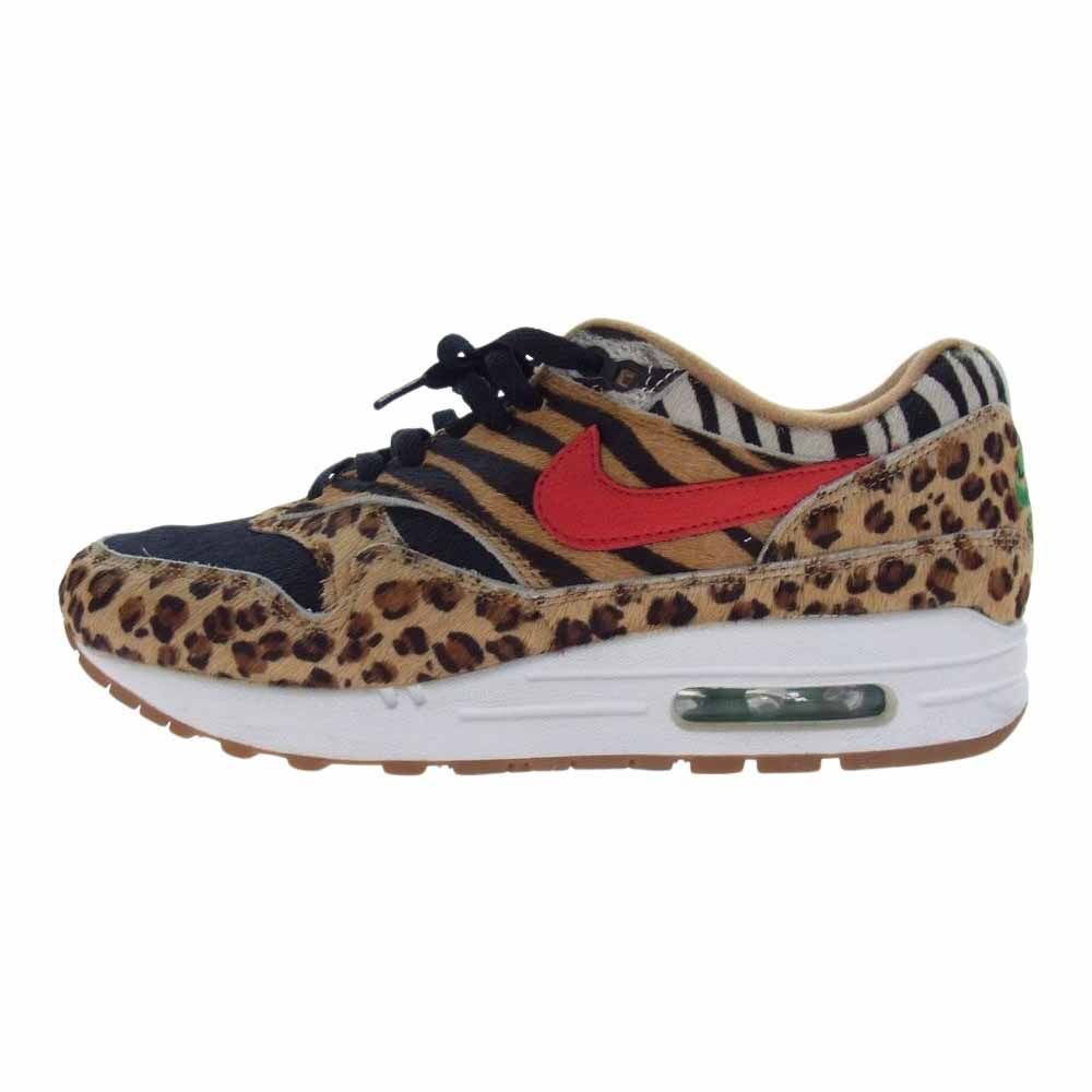 NIKE ナイキ スニーカー AQ0928-700 × atmos アトモス Air Max 1 DLX Animal Pack エアマックス1 DLX アニマルパックスニーカー マルチカラー系 25.5cm【中古】