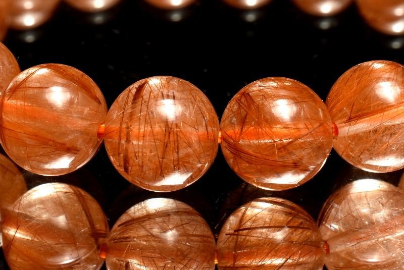 １点物 金運向上 ヴィーナスオレンジルチルクォーツ 10-10.5mm ブレスレット パワーストーン 天然石 _MA8737