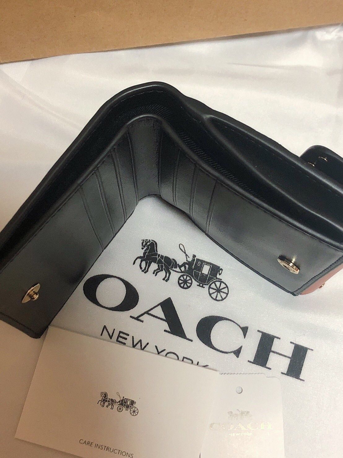 コーチ COACH ジョージースモールウォレット カラーブロック