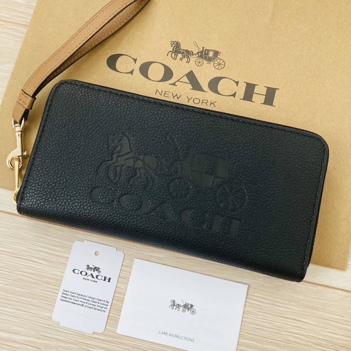 ☆ COACH コーチ 長財布 3548 リストレット ホースアンドキャリッジ