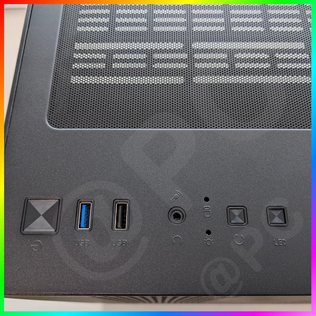 新品・黒】 PCケース 2面ガラス WJCOOLMAN MINI PC CASE