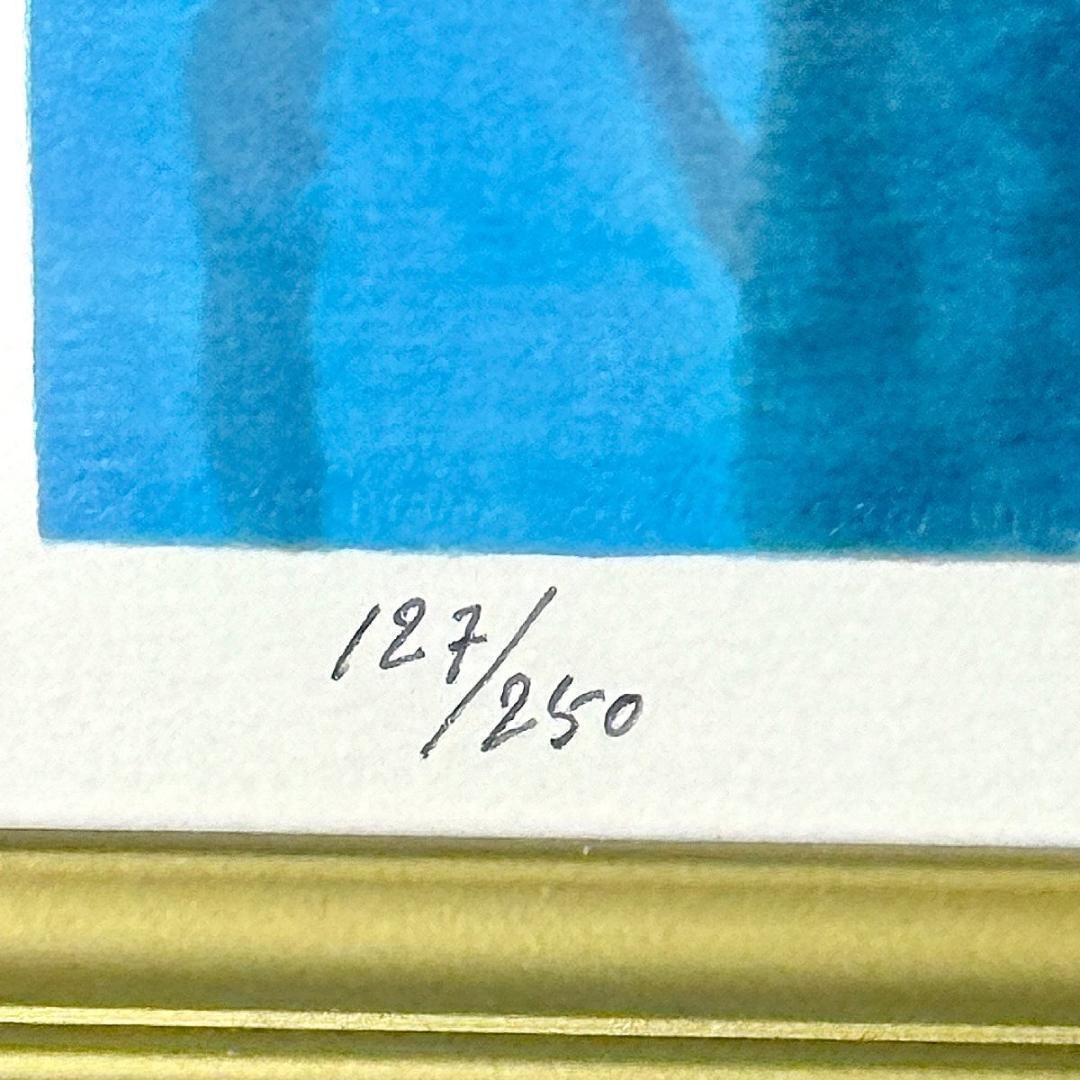 真作保証 東山魁夷 【冬映】 リトグラフ 美品 限定 250 1997年 希少