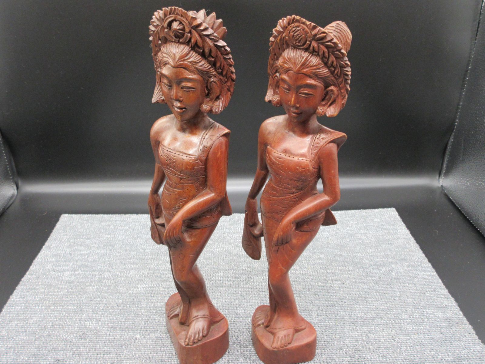 12月スーパーSALE 木彫 女性像 工芸品 東南アジア