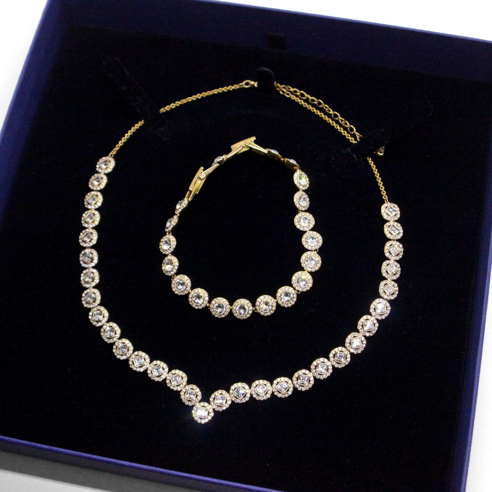 スワロフスキー Angelic Square エンジェリックスクエア ネックレス