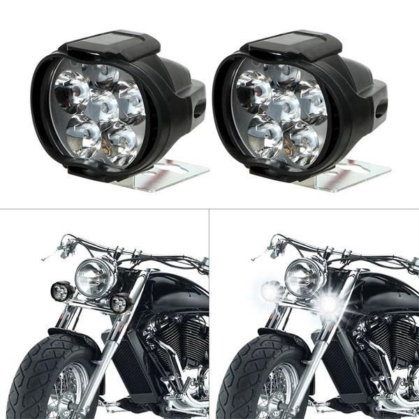 15W LED ワークライト 作業灯 投光器 ホワイト バイク オートバイ 自転車 12V MT15W 2個 新品