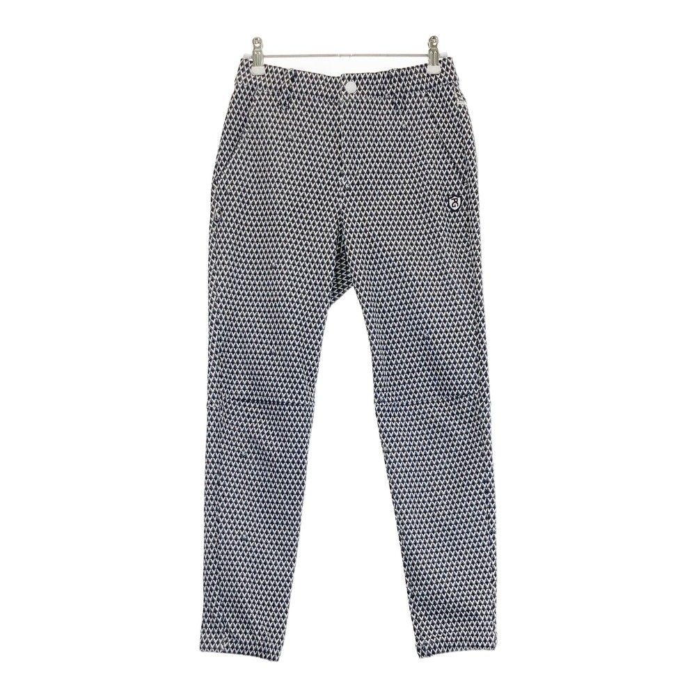 サイズ 00 PEARLY GATES パーリーゲイツ 2025年モデル ストレッチパンツ 総柄 ブラック系 240101356199 ゴルフウェア レディース ストスト