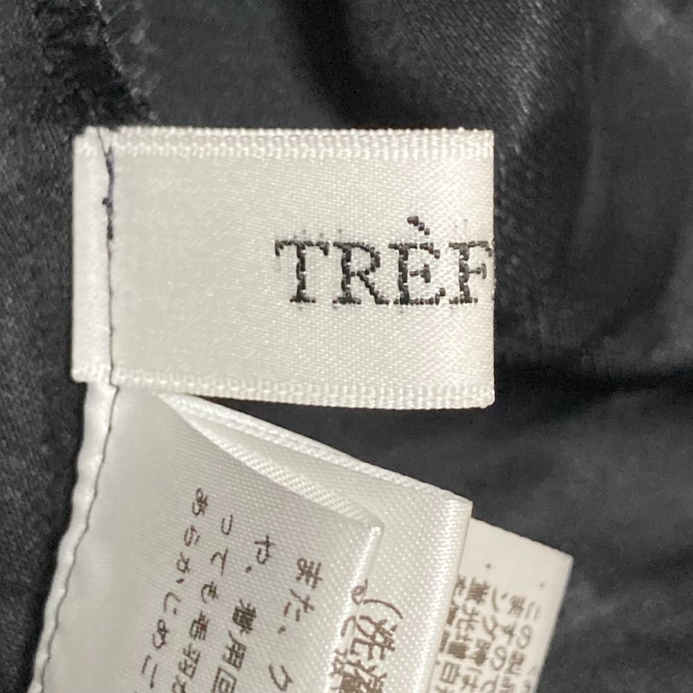 美品 trefle+1 トレフルプラスワン ミニミニリボントップス