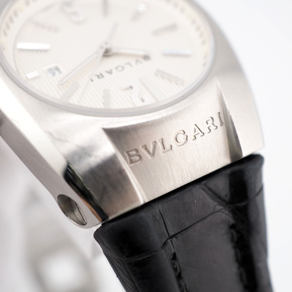 ブルガリ BVLGARI 腕時計 白文字盤 エルゴン クオーツ EG30S D9672