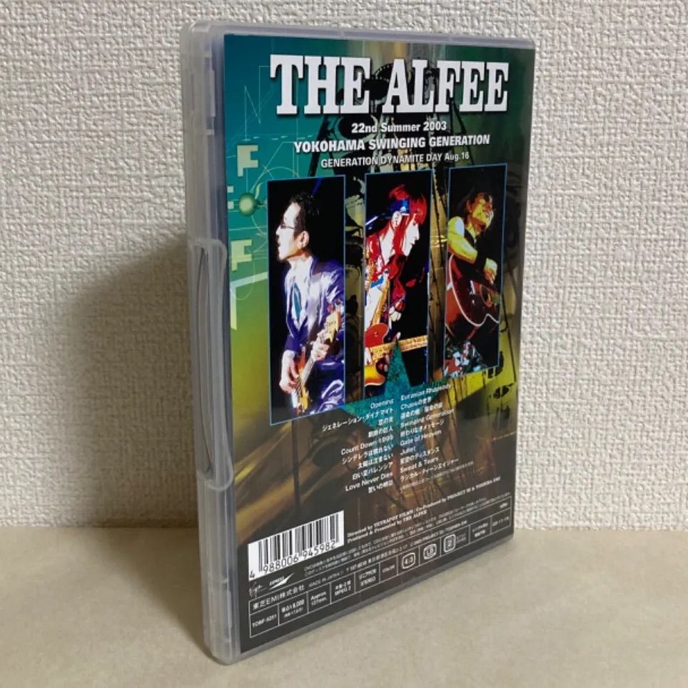 DVD/THE ALFEE SWINGING GENERATION - メルカリ