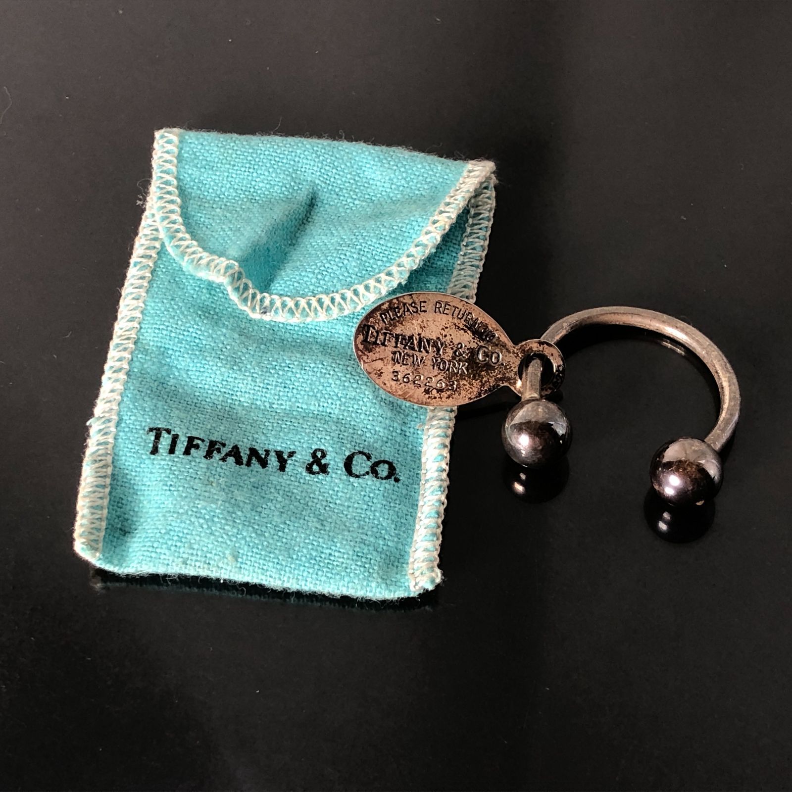 TIFFANY＆Co. ティファニー キーリング 925 刻印 リターン トゥ