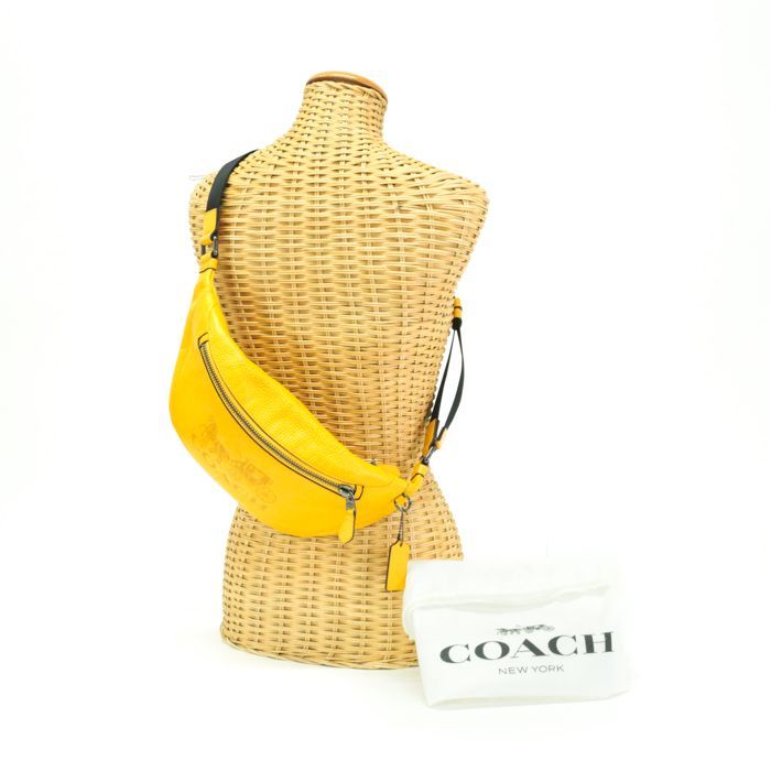 コーチ COACH ボディバッグ レザー ホース アンド キャリッジ ロゴ 