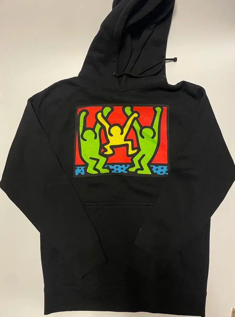 【雷市場（ポンジャン）商品韓国直送】 OBEY(オベイ) x キース・ヘリング フード フード付きTシャツ スウェットシャツ (キース・ヘリング) (スウェットシャツ)