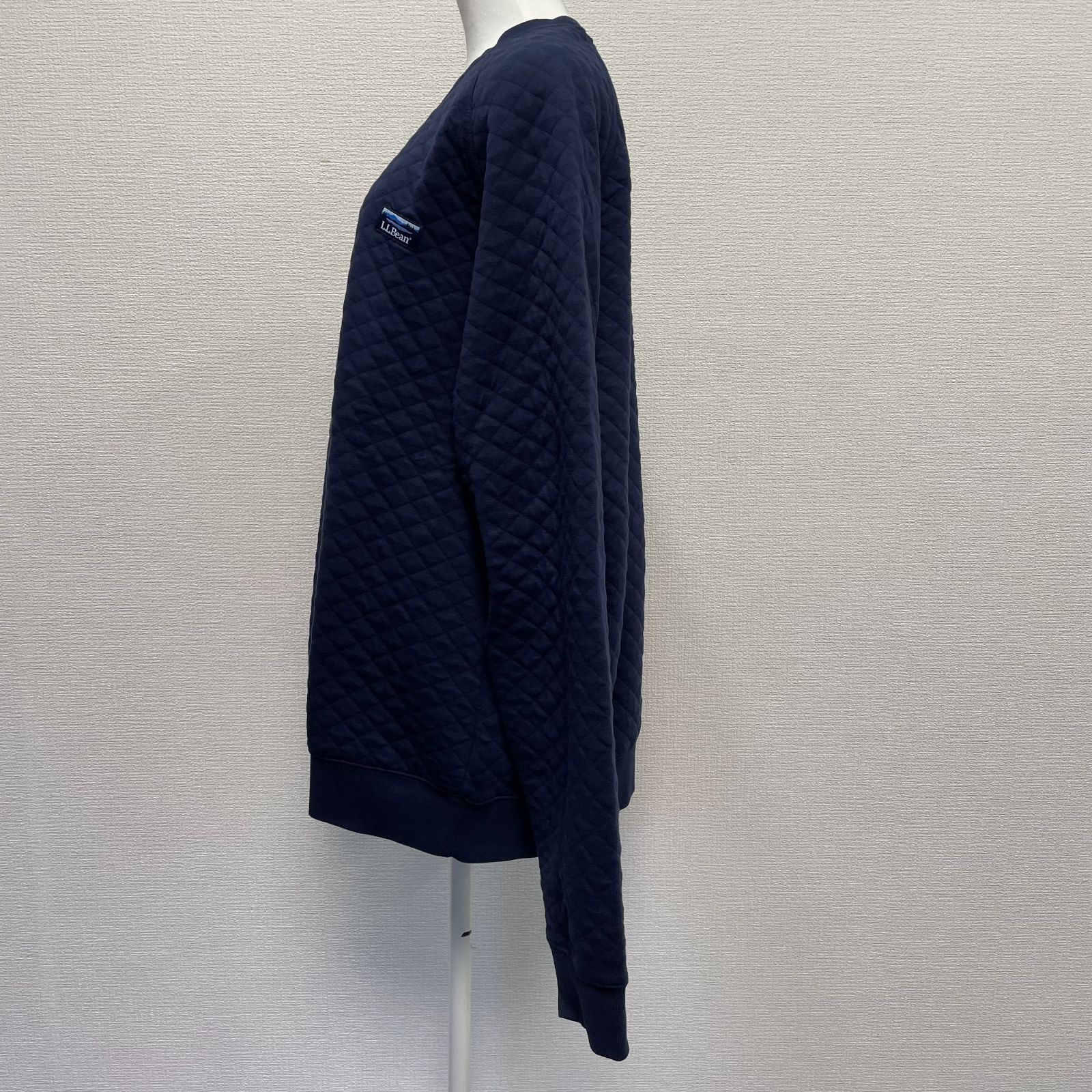新品未使用 L.L.Bean キルトトップス スウェットシャツ クールネック 