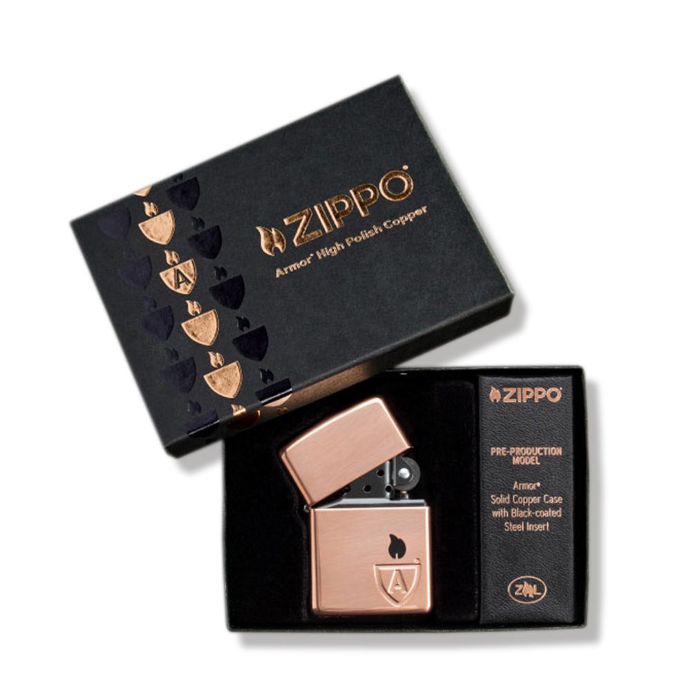 限定Armor ZIPPO 純銅 アーマー ソリッドカッパー 黒タンク Solid 