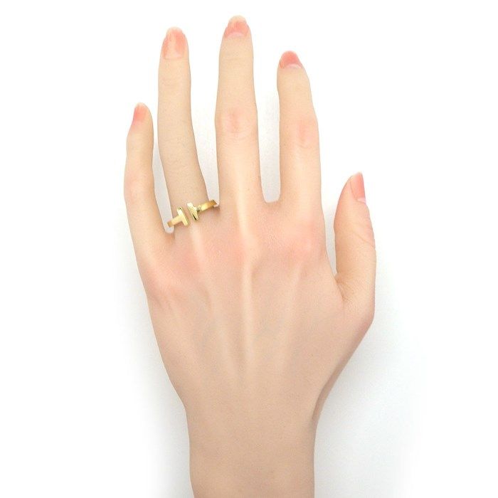 ティファニー Tiffany & Co. リング T スクエア 60147254 K18YG
