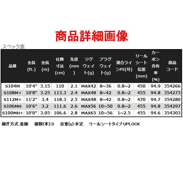 シマノ ЯⅠ 22 ネッサ BB S100MH+ ロッド ソルト竿 ( 2022年 8月 シマノ ЯⅠ 22 ネッサ BB S100MH+ ロッド ソルト竿 ( 2022年 8月