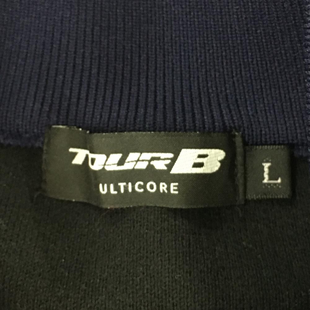 BRIDGESTONE - 【新品】ブリヂストンTOURB ニットジャケット ネイビー ULTICORE 一部メッシュ  メンズ L ゴルフウェア Bridgestone 新品】ブリヂストンTOURB ニットジャケット ネイビー ULTICORE