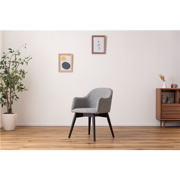 ダイニングチェア 約幅50cm グレー 天然木 アッシュ リビング インテリア家具 生活家具 リビング家具 完成品