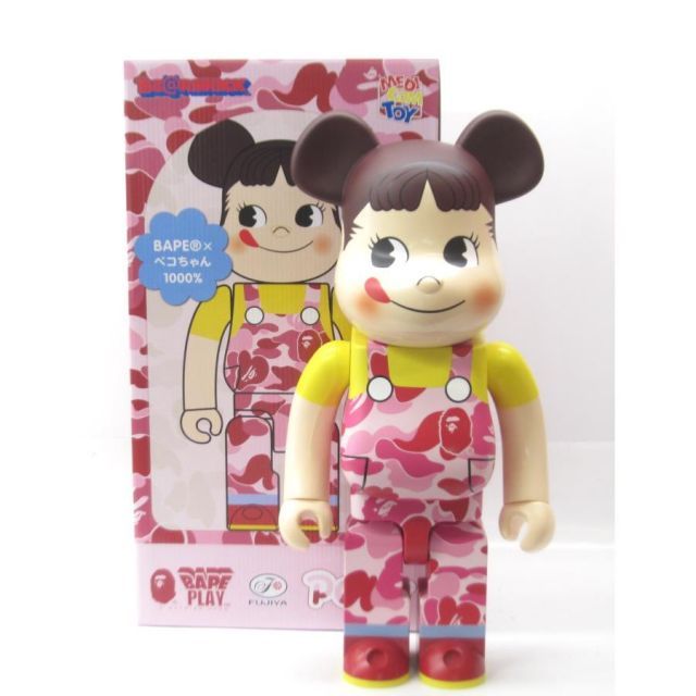 ベアブリック　BE＠RBRICK　BAPE® × ペコちゃん1000% MEDICOM TOY - BE@RBRICK BAPE (R) × ペコちゃん & ポコちゃん