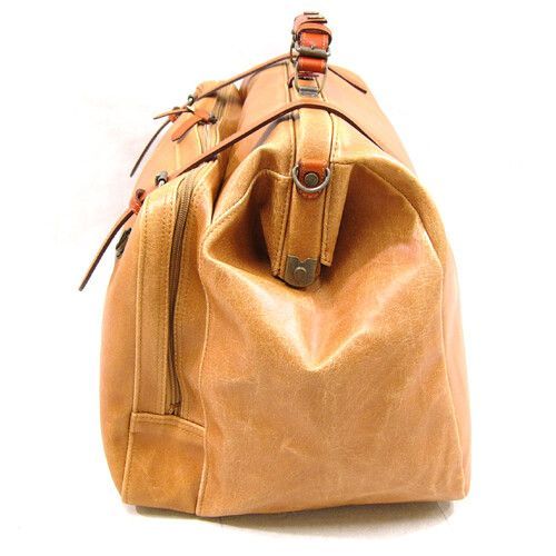 新品！Made in Japan★豊岡製鞄/Kiwada/創業200年★職人ハンドメイド/出し入れ簡単！ダレス/ドクターズ/ボストンバッグ【茶・紺・黒/　防水PVCレザー/部分本革】アウトポケット/ビジネス/ブリーフケース/書類かばん ＃BUZZBERG