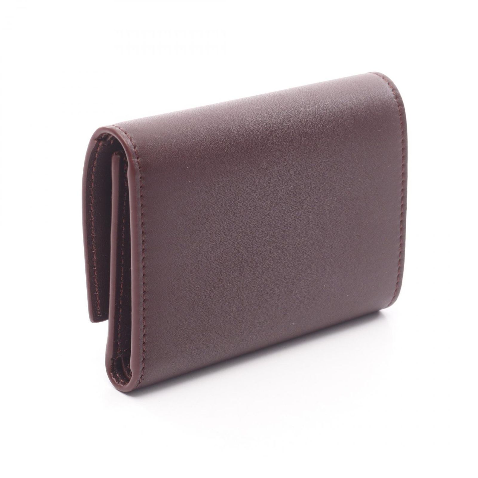 ロエベ ぺブル バーティカル ウォレット スモール 三つ折り財布 ピンク