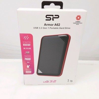 24k-658o【中古】【未開封】Ｓｉｌｉｃｏｎ　Ｐｏｗｅｒ ハードディスクドライブ（外付け） ポータブルHDD Armor A62 1TB SP010TBPHD62SS3K 24k-658o【中古】【未開封】Silicon Power ハードディスク