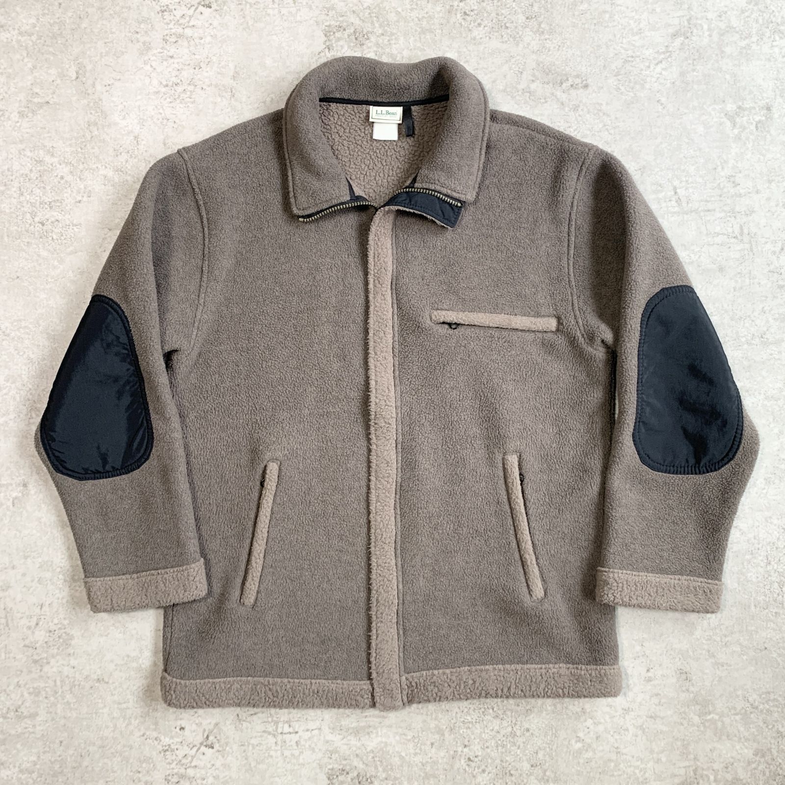 90s L.L.Bean Elbow patch fleece Coat エルエルビーン エルボーパッチ フリースコート - メルカリ