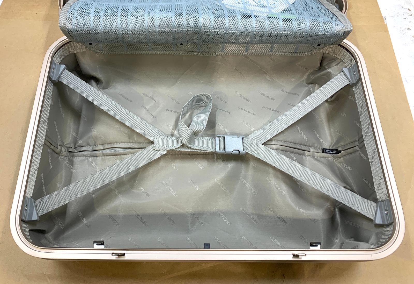 条件付き送料無料。 開封済 ♥品 LEGENDWALKER 5088-55 スーツケース 47L シャンパンゴールド コラボ限定