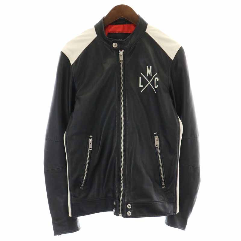 ディーゼル革ジャン DIESEL ディーゼル レザージャケット メンズ 羊革 本革 シングル