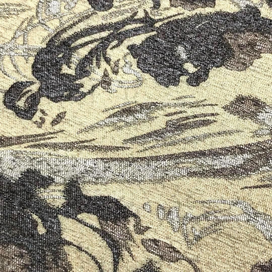 袋帯 躍動感のある霞模様 銀糸 O-3072 - メルカリ 