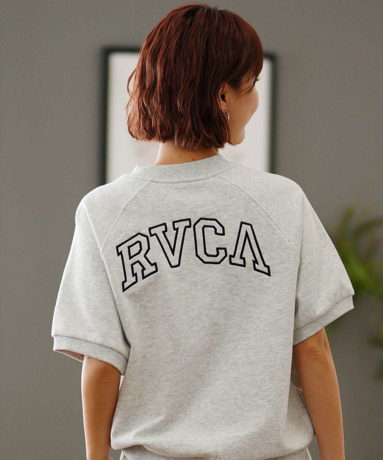 【ムラスポ公式】RVCA ルーカ ARCH RVCA SWEAT レディース 半袖 スウェット S S BE04C-211