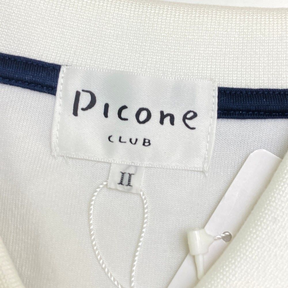 サイズ：2 PICONE CLUB ピッコーネクラブ 半袖ポロシャツ ホワイト系