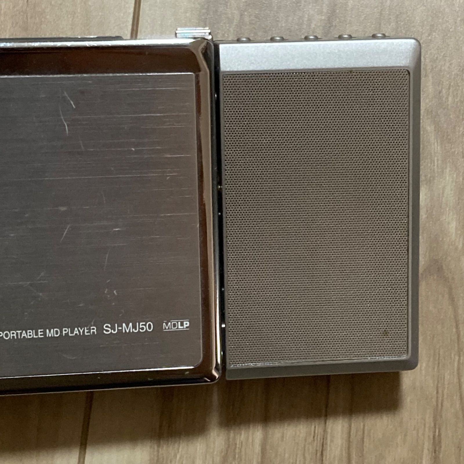 保管が簡単 Panasonic ポータブルMDプレイヤーSJ-MJ50 動作未