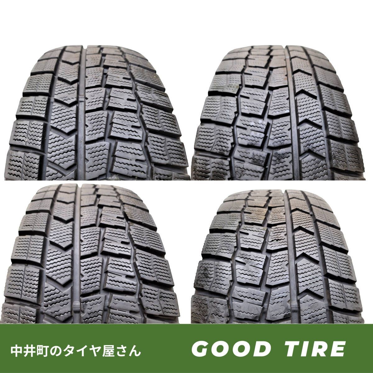 215 60R16 ダンロップ WINTER MAXX WM02 製 4本 冬用 8分山 タイヤ タイヤ オデッセイ エスティマ クラウン 6850