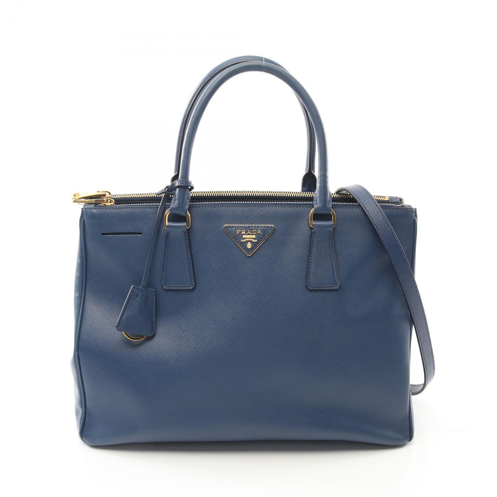プラダ PRADA ハンドバッグ SAFFIANO LUX ガレリア BN2274 ネイビー 