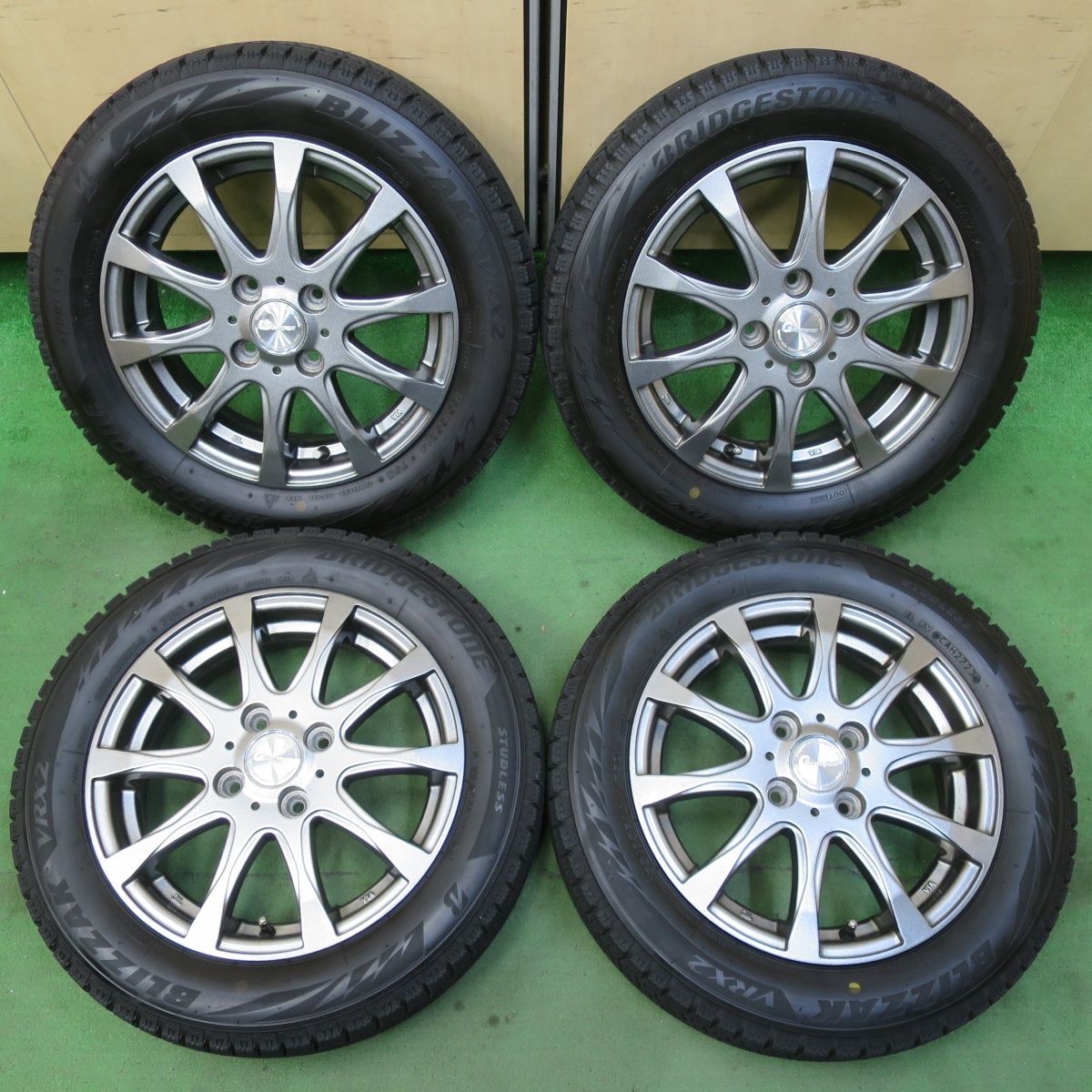 バリ溝！23年！9分☆スタッドレス 155/65R14 ブリヂストン ブリザック 