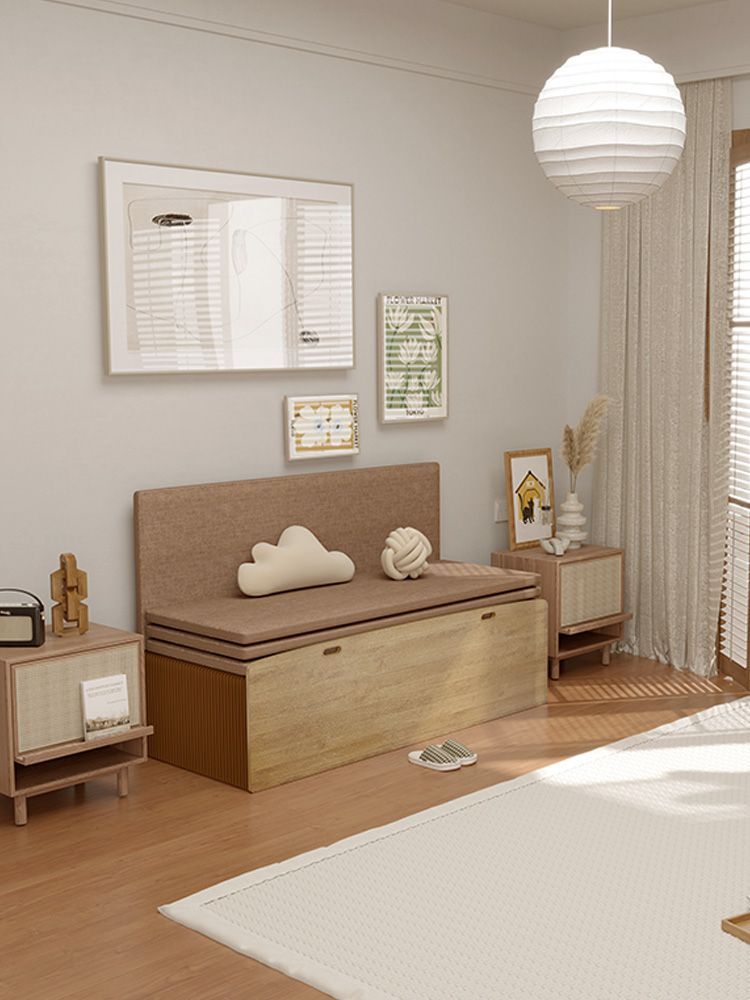 ペーパー折りたたみベッド幅120㎝高さ23㎝組立不要マットレス付き 軽量通気