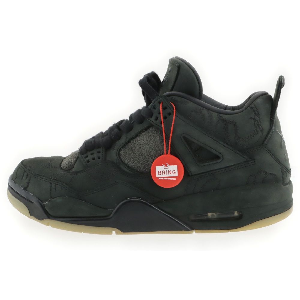NIKE (ナイキ) ×KAWS AIR JORDAN 4 RETRO BLACK ×カウズ エア 