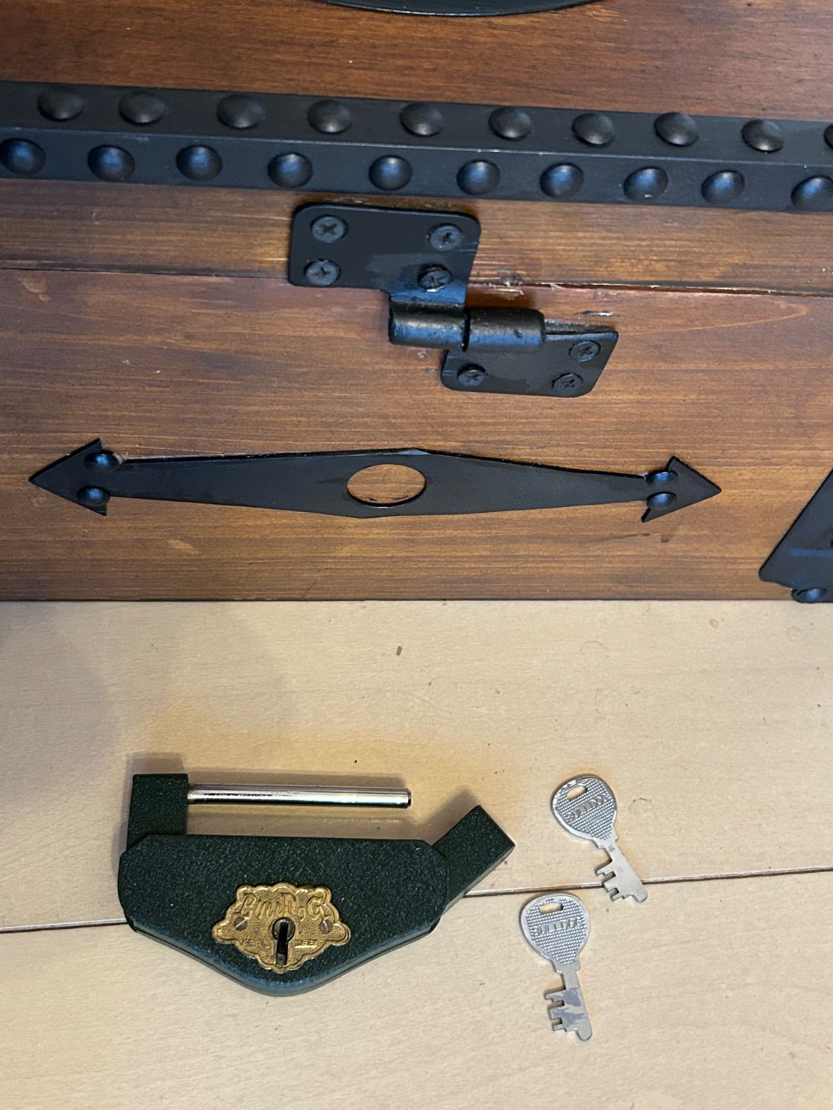 アンティーク調 銭箱 カラクリ二重底 注文