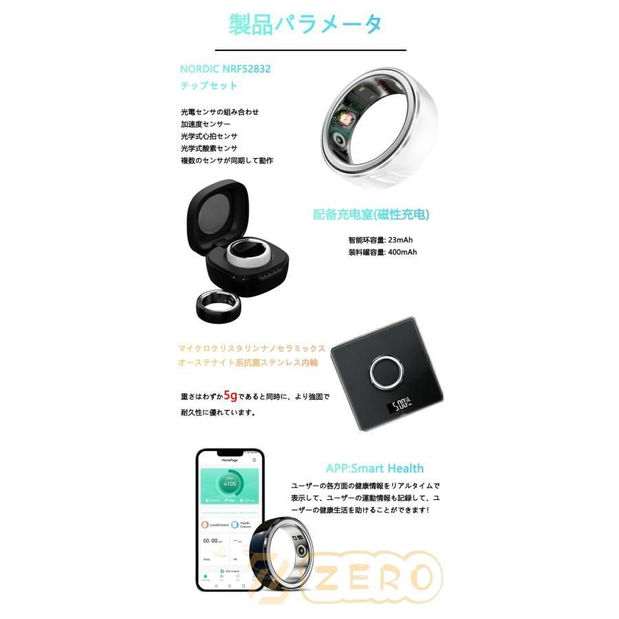 指輪 ステップカウンター付き