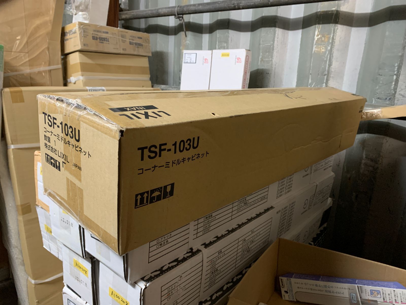 全品送料無料! A100283 LIXIL リクシル コーナーミドルキャビネット_TSF-103U ♥品 着実な