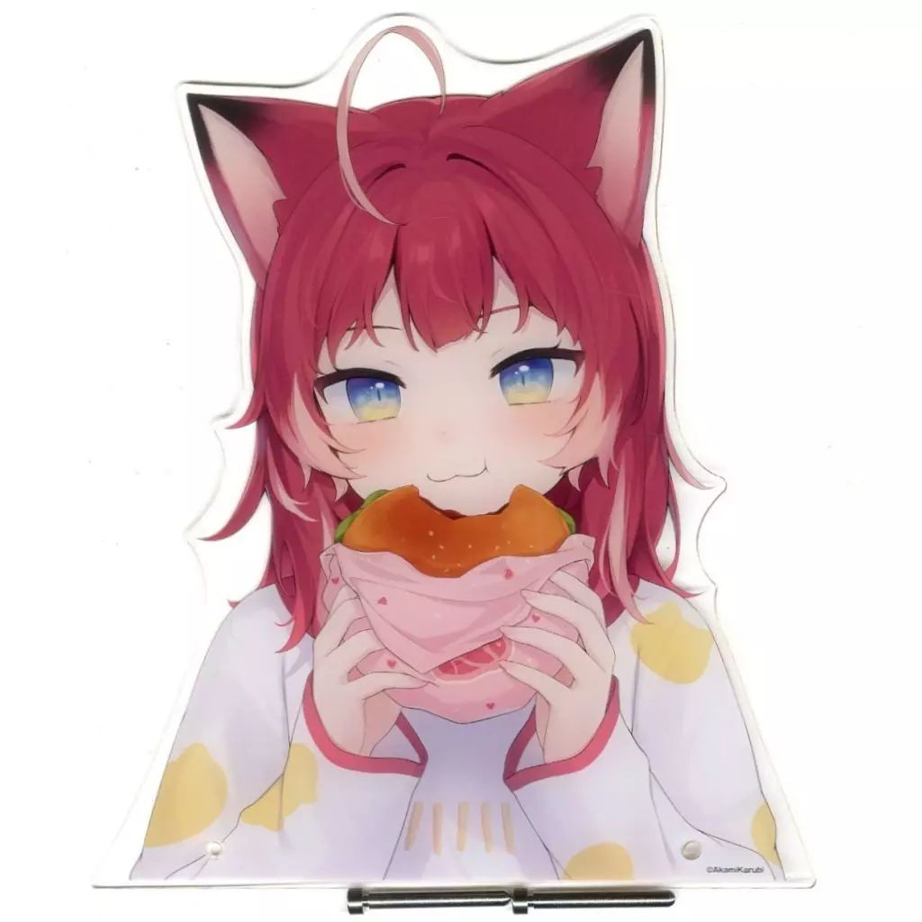 赤見かるび バストアップアクリルスタンド ぱくぱくver. バストアップアクリルスタンド（赤見かるび / ぱくぱくver.）【@Loppi