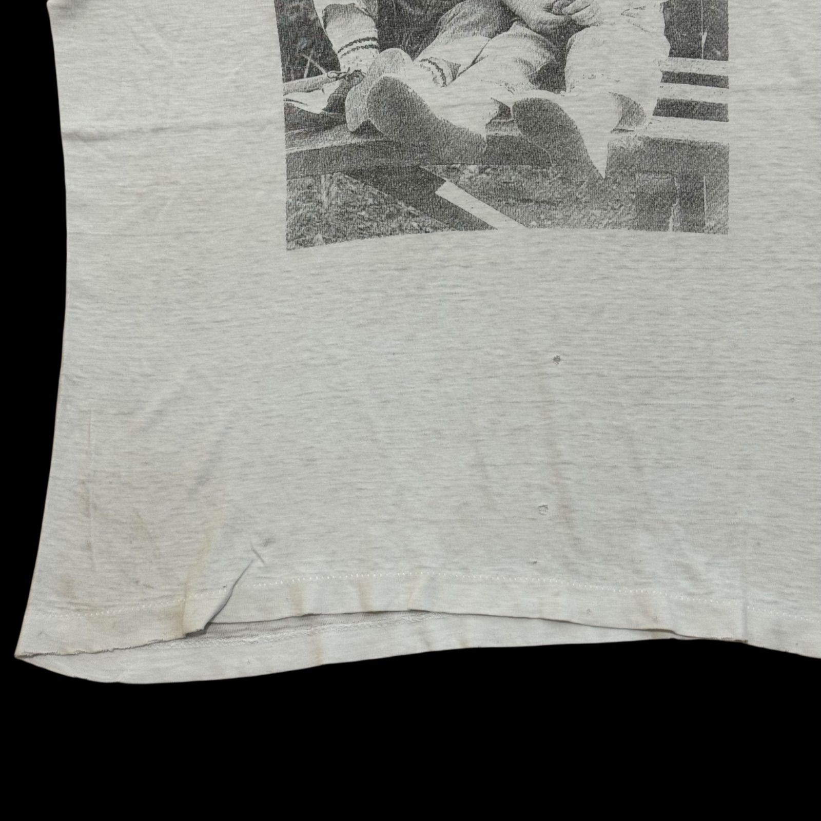 90's フォトt 90s KidsPhotoVintage Tshirts Baby 白黒フォトTシャツ モノクロ写真