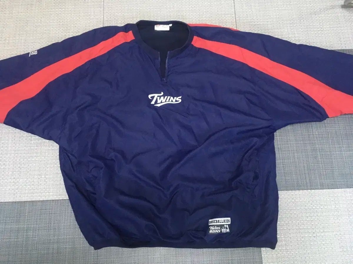 BDNS LG TWINS ツインズ ハーフ ジップアップジャケット ネイバー 2XL 販売