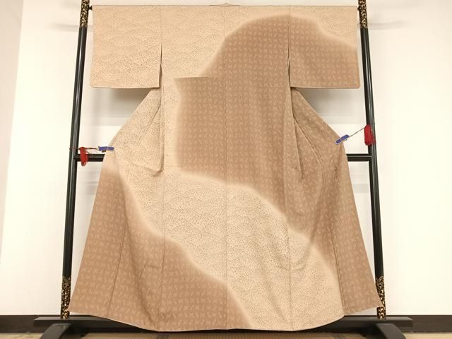 平和屋着物●二代目 川村久太郎　訪問着　樹林文　正絹　逸品　未使用　AABC5150zg 平和屋着物○二代目 川村久太郎 訪問着 樹林文 暈し染め 正絹 逸品