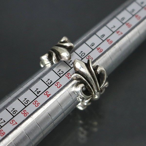 Chrome Hearts クロムハーツ フローラル クロス リング 指輪 11 クロム