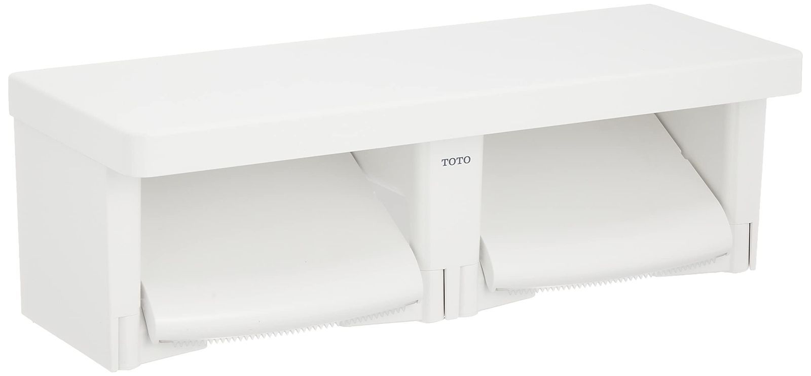 ホワイト_単品 TOTO 二連紙巻器 棚付き 木質 YH600FMR NW1 ホワイト